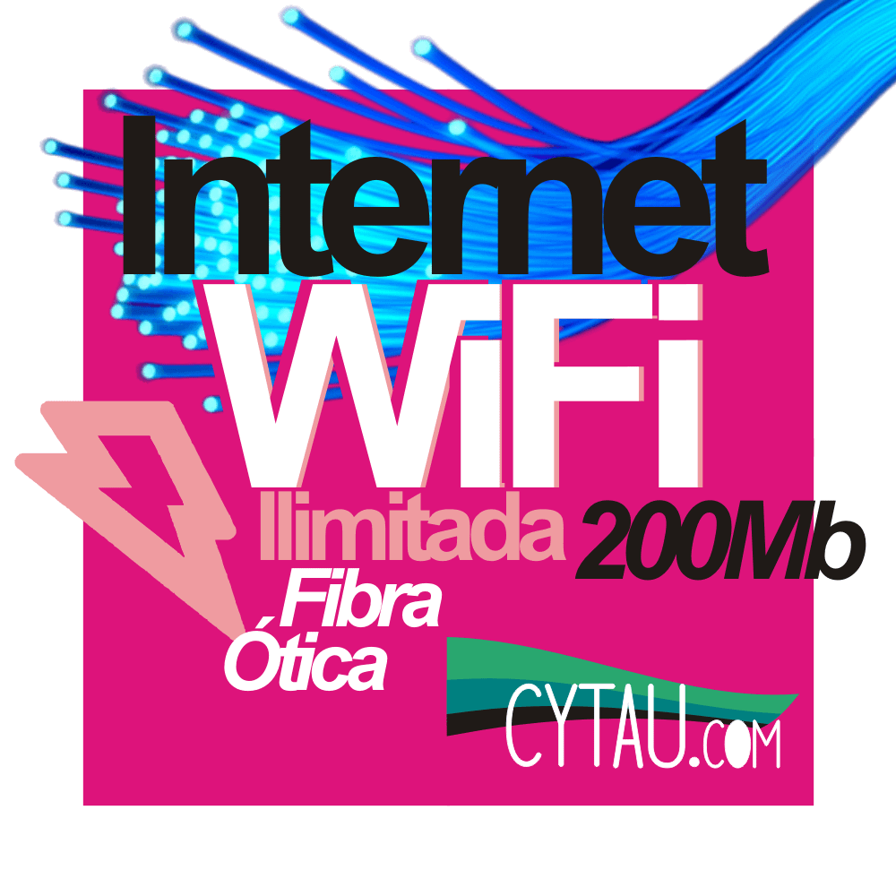 internet wifi ilimitada fibra ótica cytau parceria